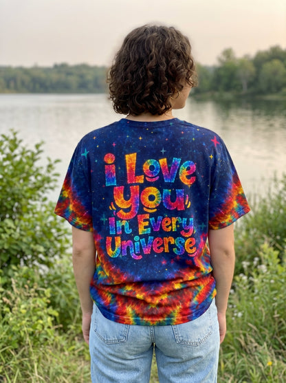I LOVE YOU IN EVERY UNIVERSE CAT ALL OVER PRINT - KMTM1706261