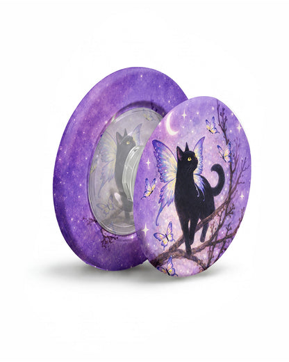 I BELIEVE THERE ARE ANGELS AMONG US BLACK CAT MAGSAFE PHONE GRIP - TLNO2605262