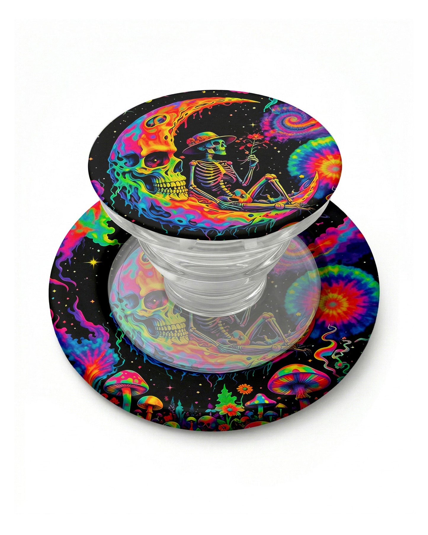HIPPIE SKULL PSYCHEDELIC MAGSAFE PHONE GRIP - TLNO2904262
