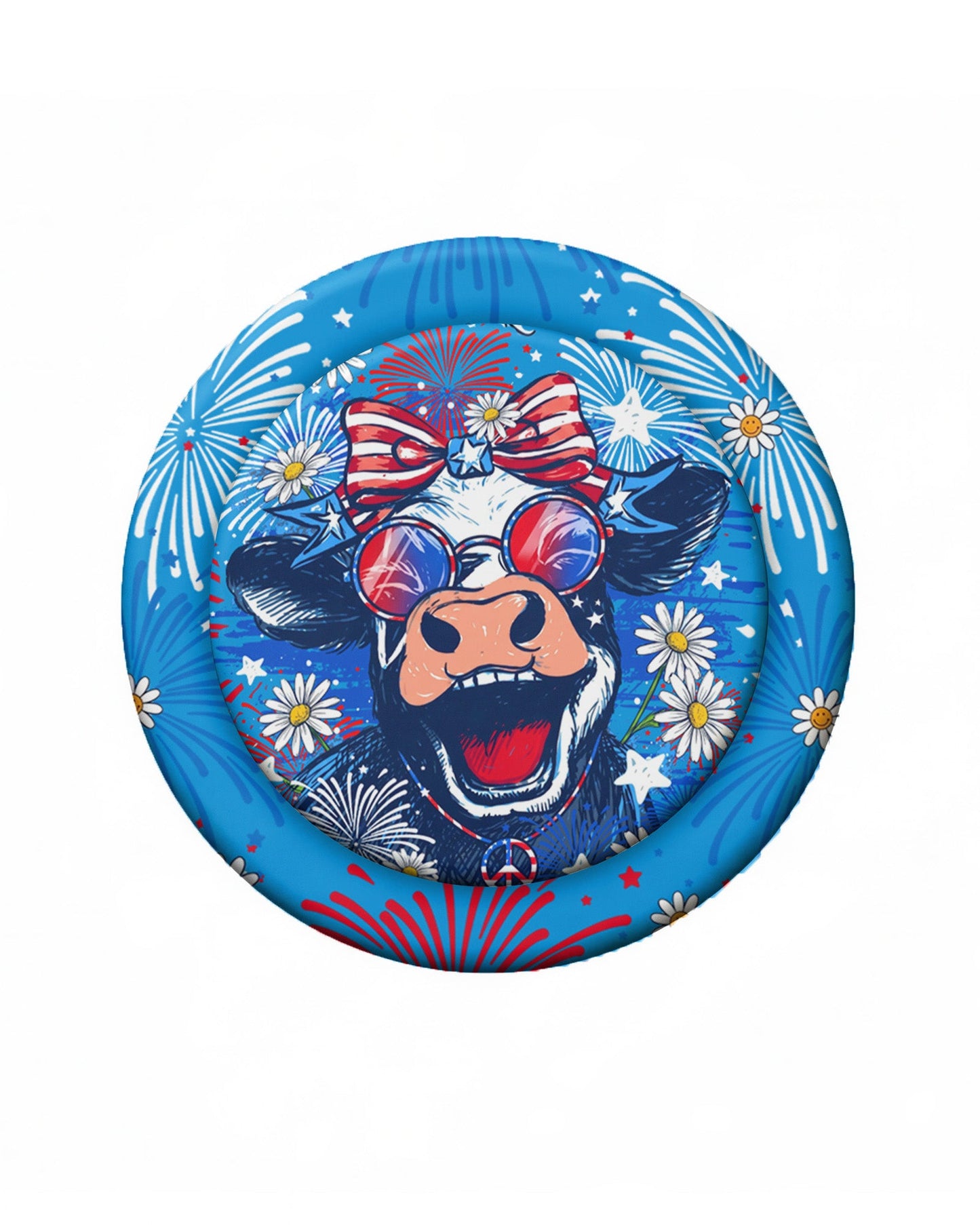 RED WHITE AND MOOO COW MAGSAFE PHONE GRIP  - TY1306262