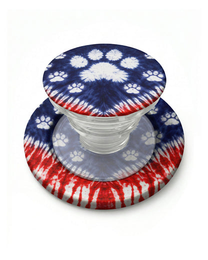 PAW PRINT RED WHITE & BLUE MAGSAFE PHONE GRIP - TLTW1604262