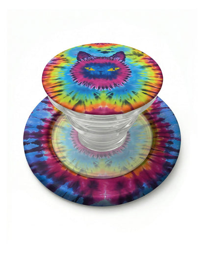 CAT COLORFUL SWIRL PATTERN MAGSAFE PHONE GRIP - TLTW1404263