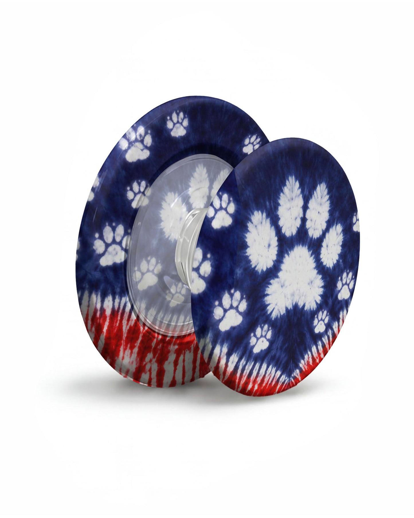 PAW PRINT RED WHITE & BLUE MAGSAFE PHONE GRIP - TLTW1604262