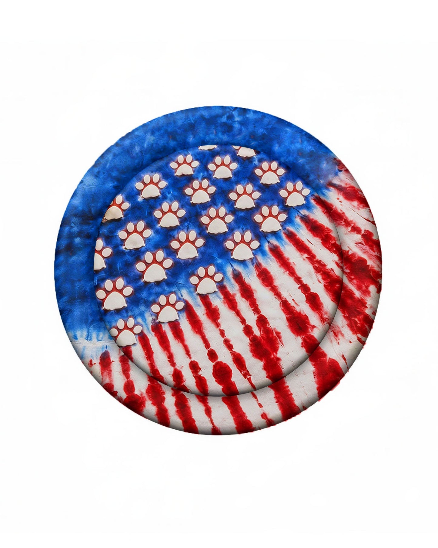 PAW PRINT RED WHITE & BLUE PHONE GRIP - TLHG1704262