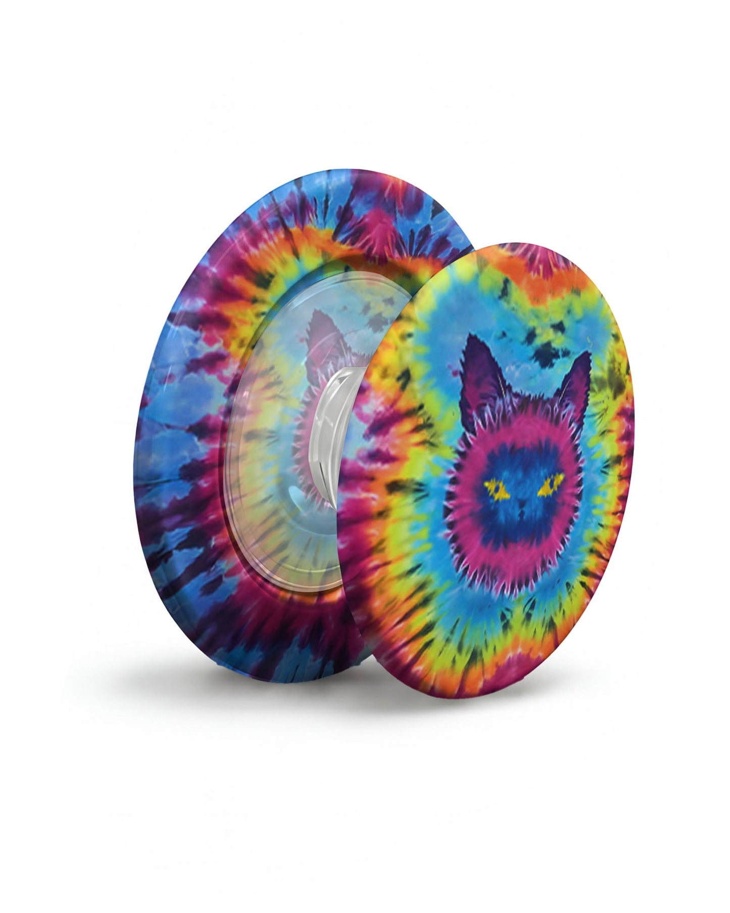CAT COLORFUL SWIRL PATTERN MAGSAFE PHONE GRIP - TLTW1404263