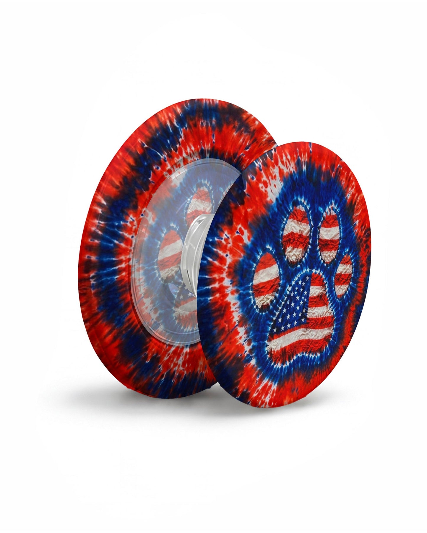 MAGSAFE PHONE GRIPPAW PRINT RED WHITE & BLUE MAGSAFE PHONE GRIP - TLHN0405264
