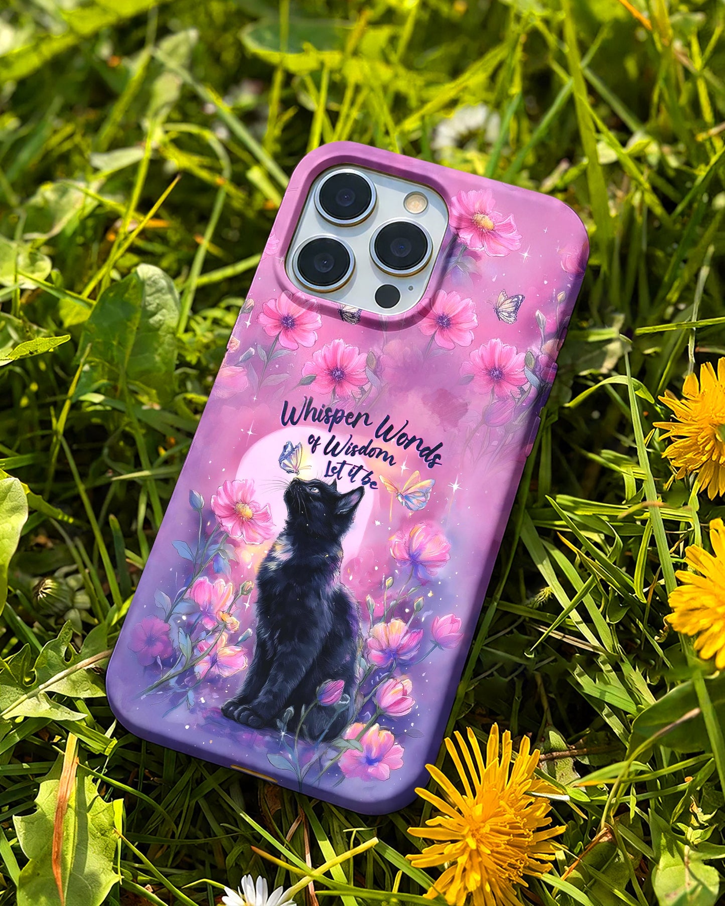 WHISPER WORDS OF WISDOM LET IT BE CAT PHONE CASE - TLHG2605264