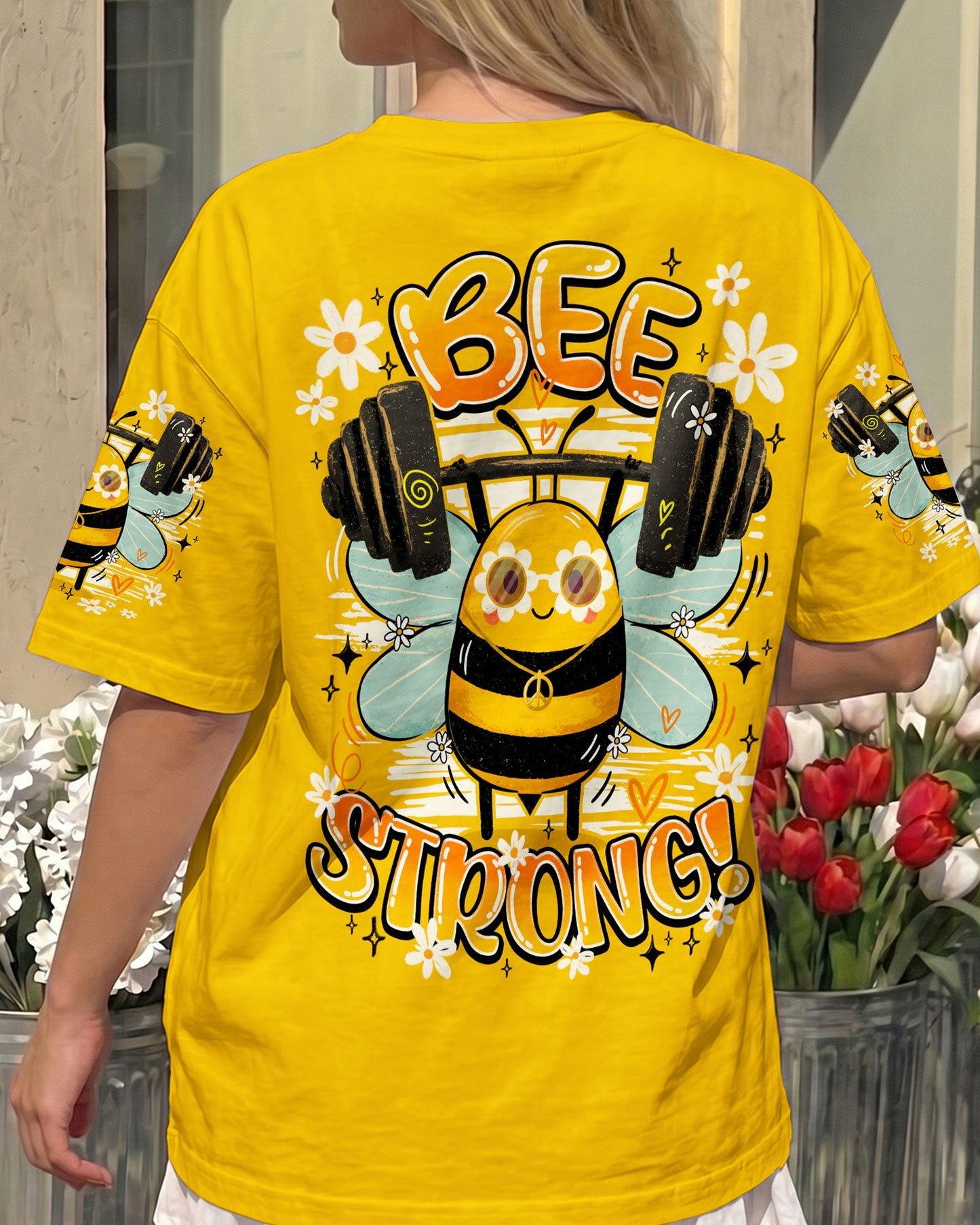 BEE STRONG ALL OVER PRINT - TY0906262