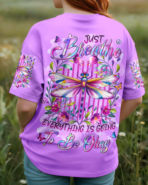 JUST BREATHE DRAGONFLY ALL OVER PRINT - TYLN1006262