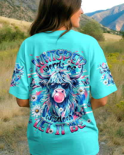 WHISPER WORDS OF WISDOM LET IT BE COW ALL OVER PRINT  - TLHG1006263