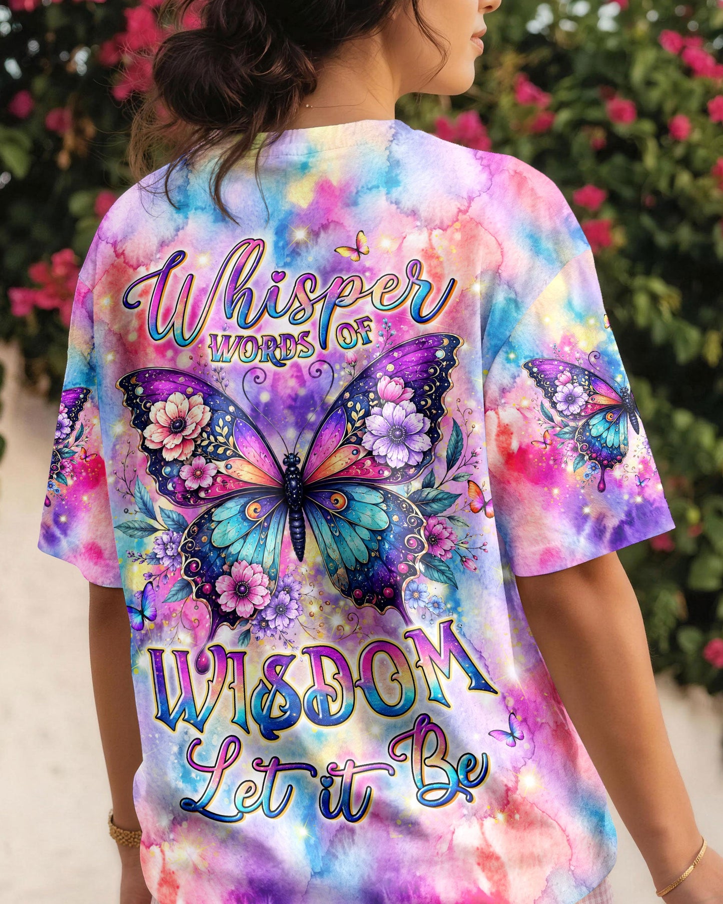 WHISPER WORDS OF WISDOM LET IT BE BUTTERFLY ALL OVER PRINT - TYLN2506261