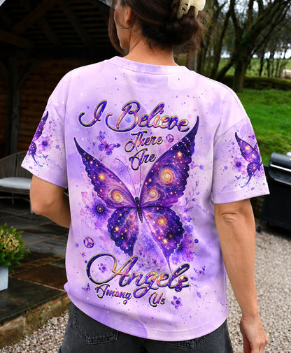 I BELIEVE THERE ARE ANGELS AMONG US BUTTERFLY ALL OVER PRINT - TLHG2906264
