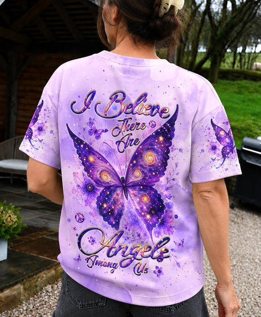 I BELIEVE THERE ARE ANGELS AMONG US BUTTERFLY ALL OVER PRINT - TLHG2906264