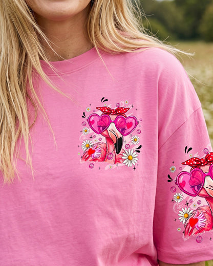AGING MAY HAVE SLOWED ME DOWN FLAMINGO ALL OVER PRINT - TYQY0207261