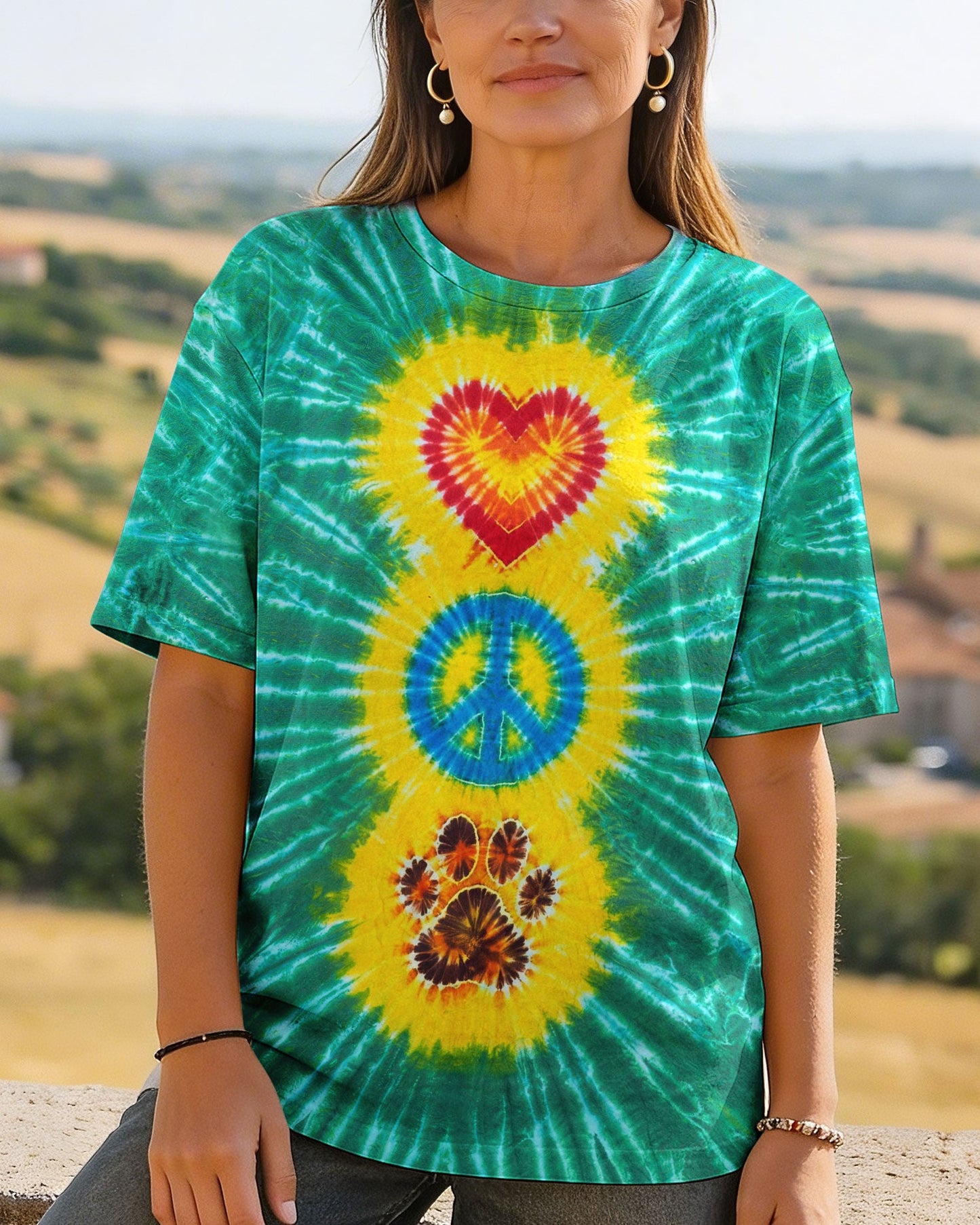 PEACE LOVE PAW ALL OVER PRINT - TYLN2204261