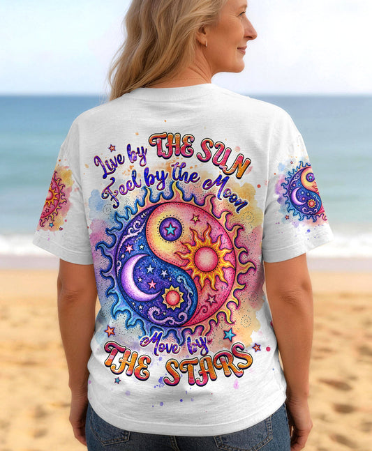 LIVE BY THE SUN FEEL BY THE MOON  ALL OVER PRINT - TLHG2904264