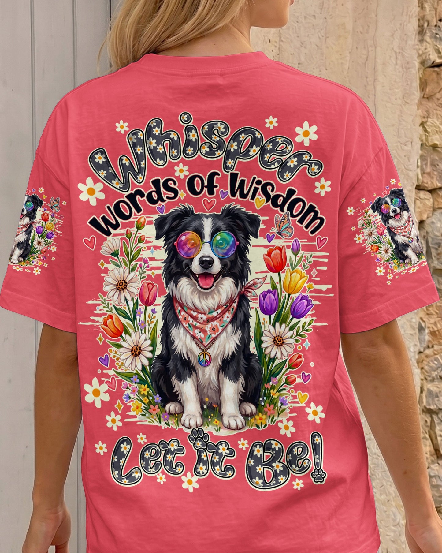 WHISPER WORDS OF WISDOM LET IT BE BORDER COLLIE DOG ALL OVER PRINT - TY2205261
