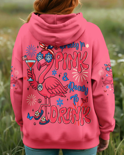 PRETTY IN PINK FLAMINGO ALL OVER PRINT - TYLN0304261