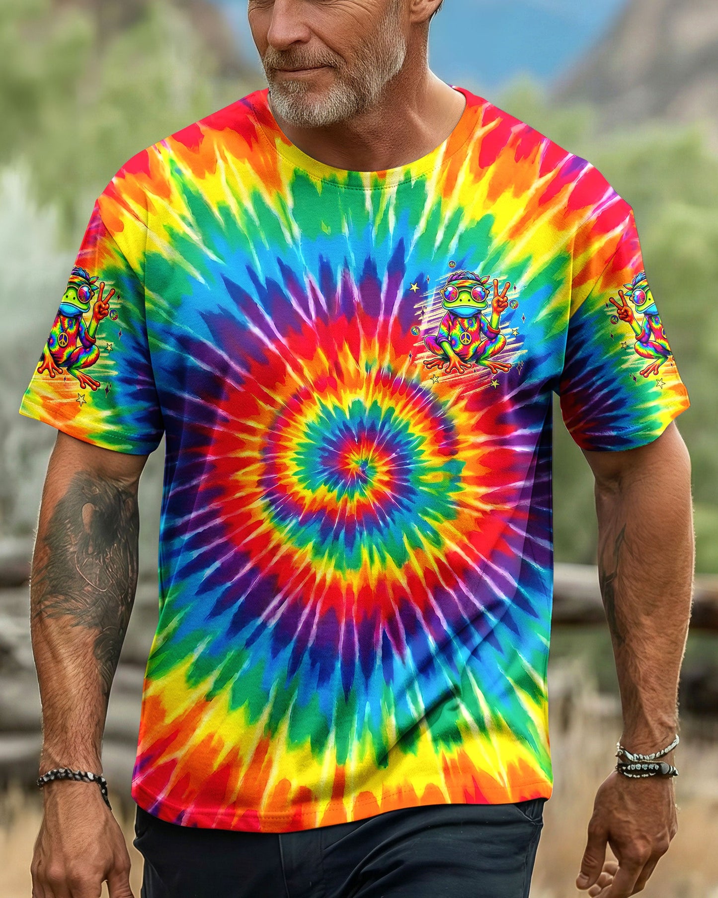 OLD HIPPIES FROG ALL OVER PRINT - TYLN2805262
