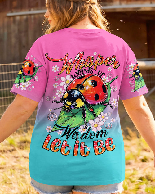 WHISPER WORDS OF WISDOM LET IT BE LADYBUG ALL OVER PRINT - TYQY0906262