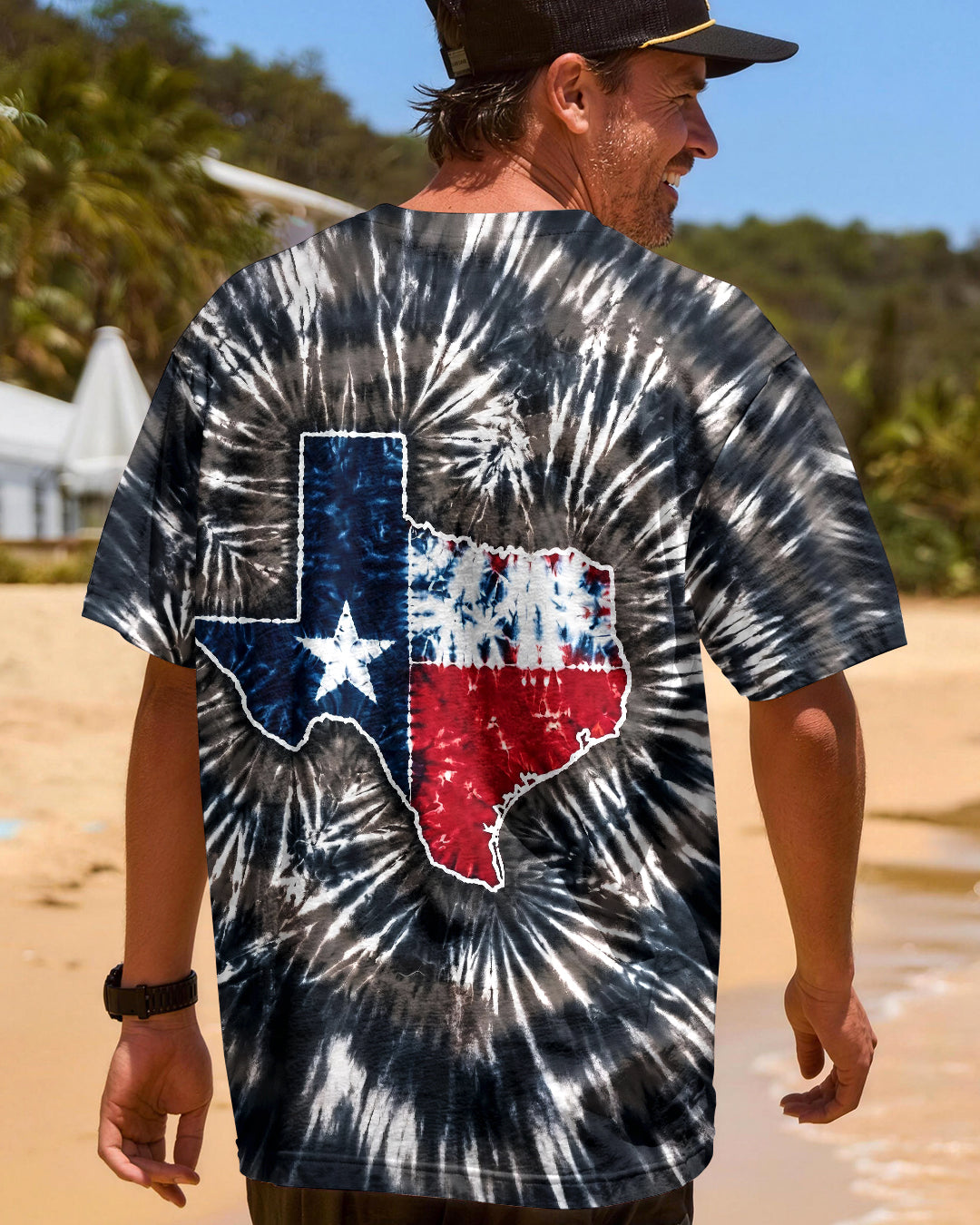 TEXAS MAP SWIRL ALL OVER PRINT - TLHG1206263