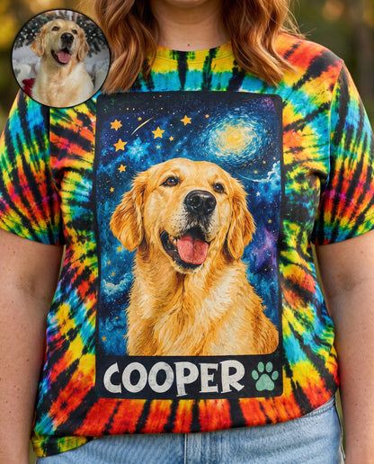CUSTOM PET PORTRAIT GALAXY SWIRL ALL OVER PRINT - KMTM2306261