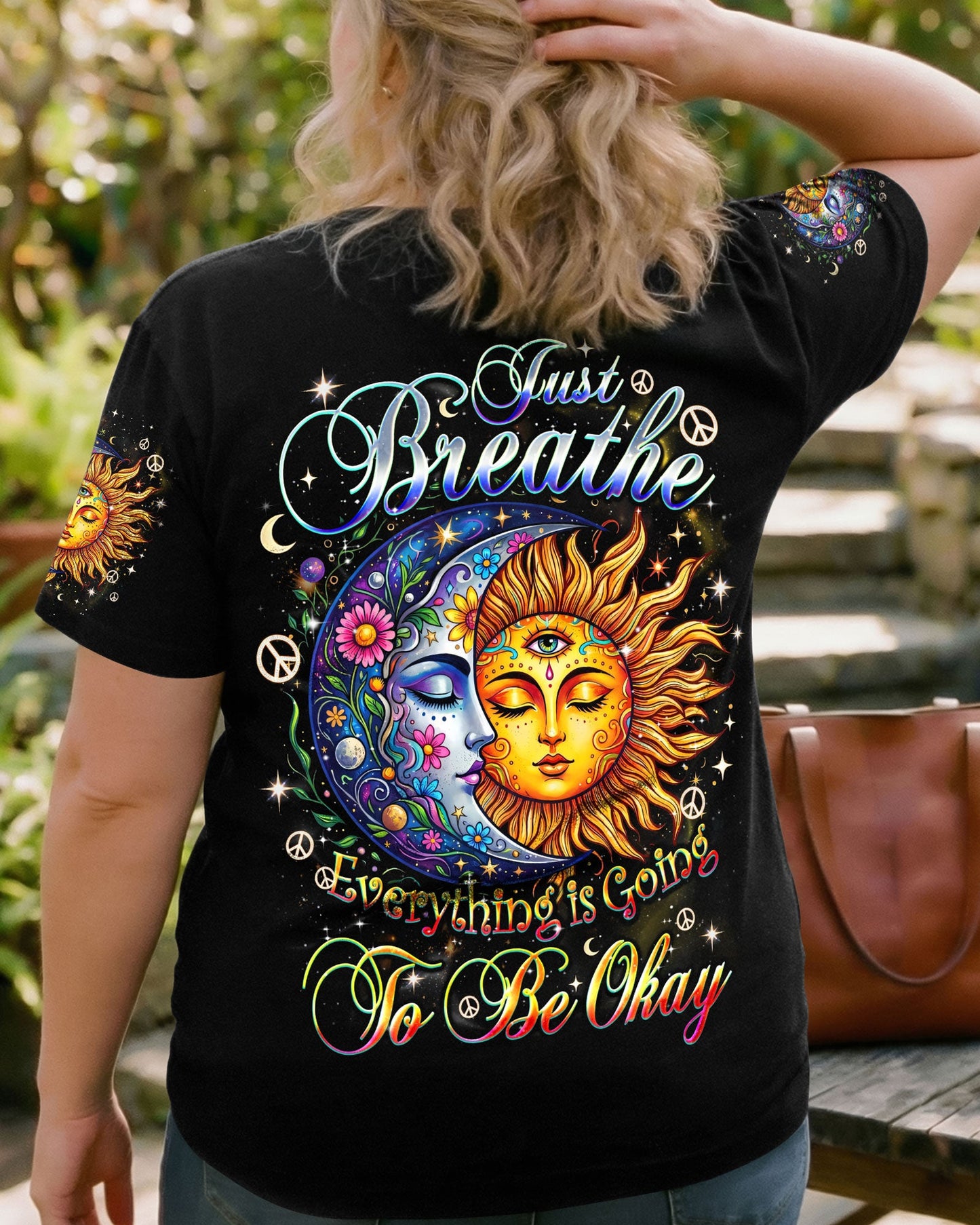 JUST BREATHE SUN AND MOON ALL OVER PRINT - TYQY2104261