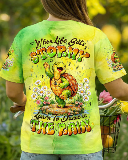 DANCE IN THE RAIN TURTLE ALL OVER PRINT - TYLN2505261