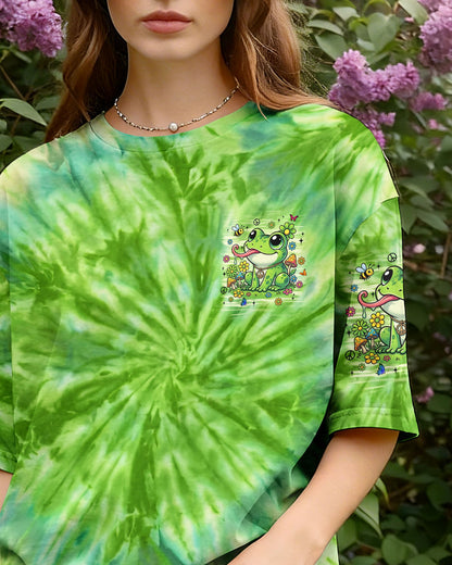 BE KIND FROG GREEN ALL OVER PRINT - TYLN2204262