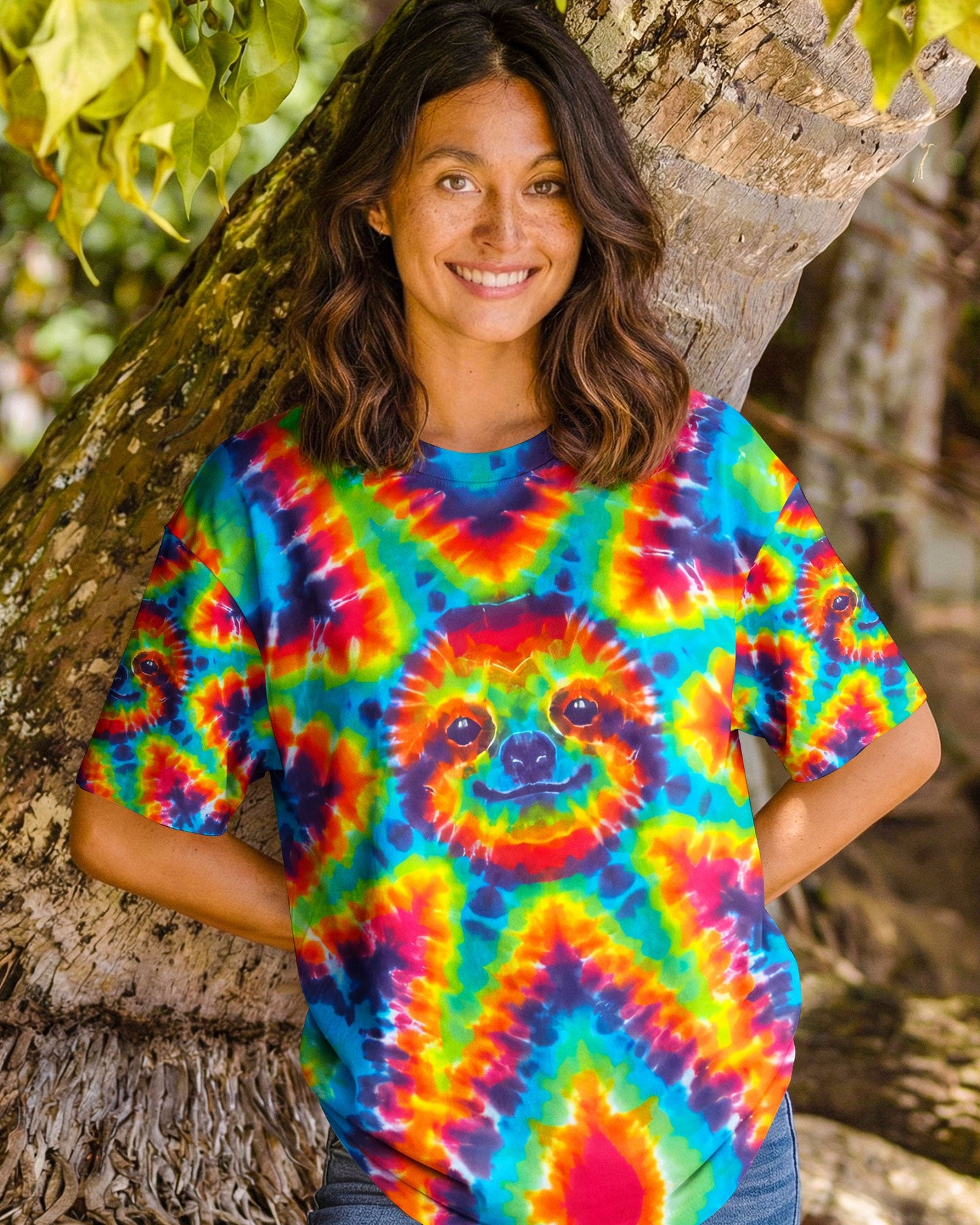 SLOTH COLORFUL ALL OVER PRINT - TYQY0804262