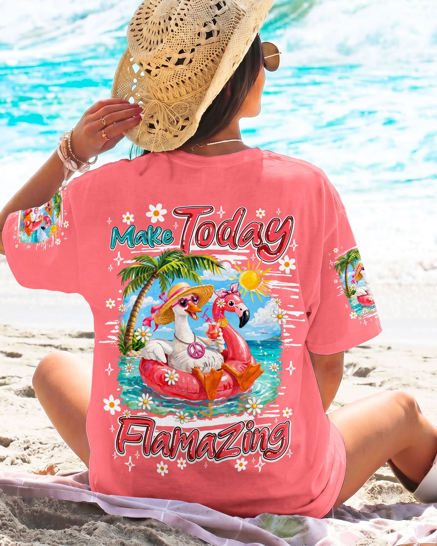 MAKE TODAY FLAMAZING GOOSE ALL OVER PRINT - TY2204262