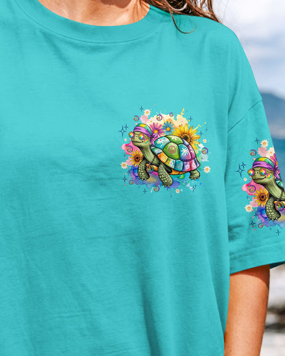 RUNNING AGAINST THE WIND TURTLE ALL OVER PRINT - TYQY2505263