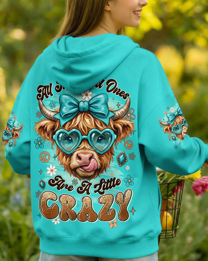ALL THE GOOD ONES ARE A LITTLE CRAZY COW ALL OVER PRINT - TYLN1004261