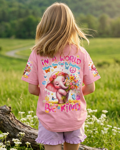 BE KIND ELEPHANT KIDS ALL OVER PRINT - TYQY1912233