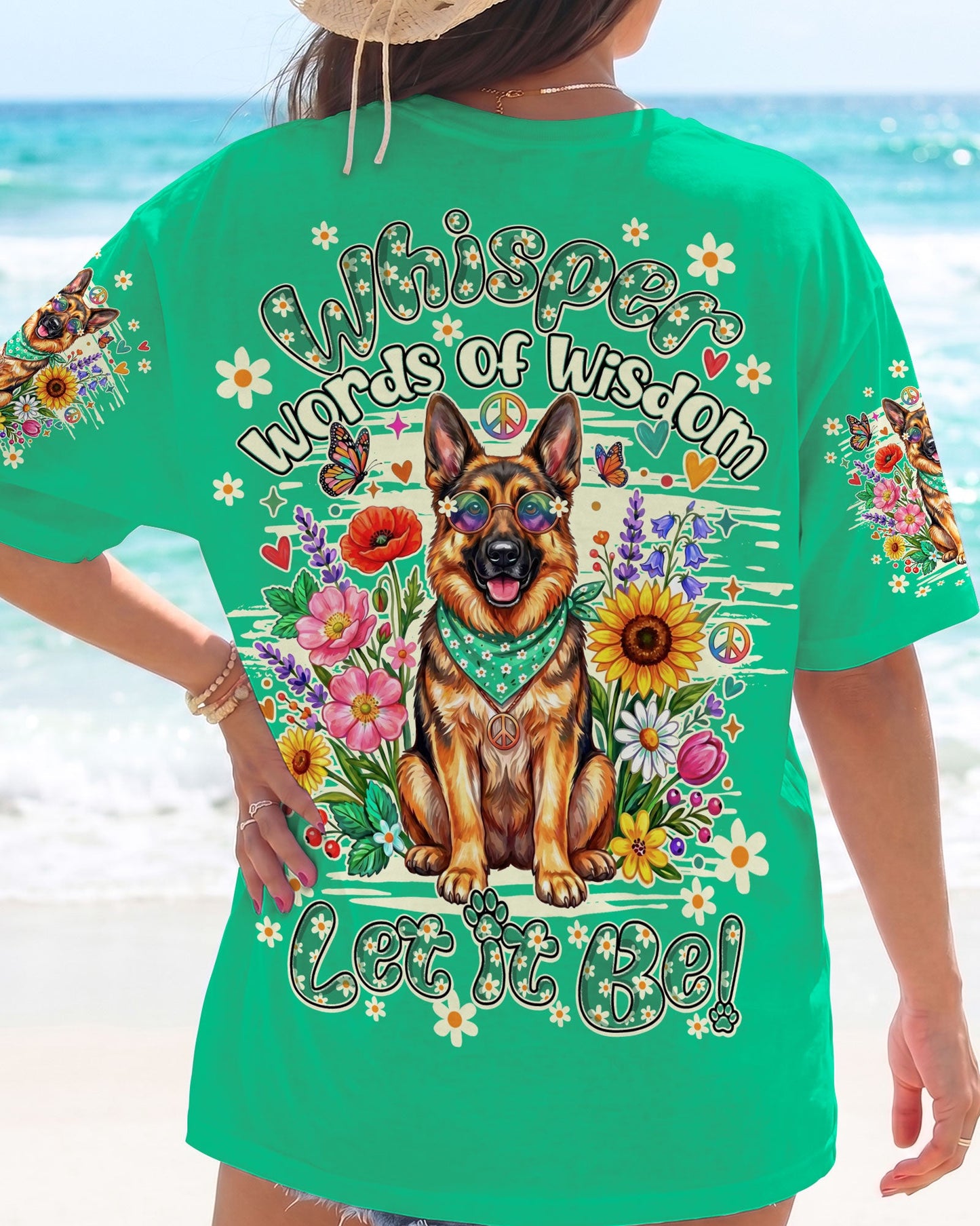 WHISPER WORDS OF WISDOM LET IT BE GERMAN SHEPHERD DOG ALL OVER PRINT - TY0805262