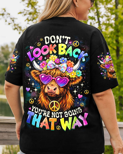 DON'T LOOK BACK COW ALL OVER PRINT - TYQY1505261