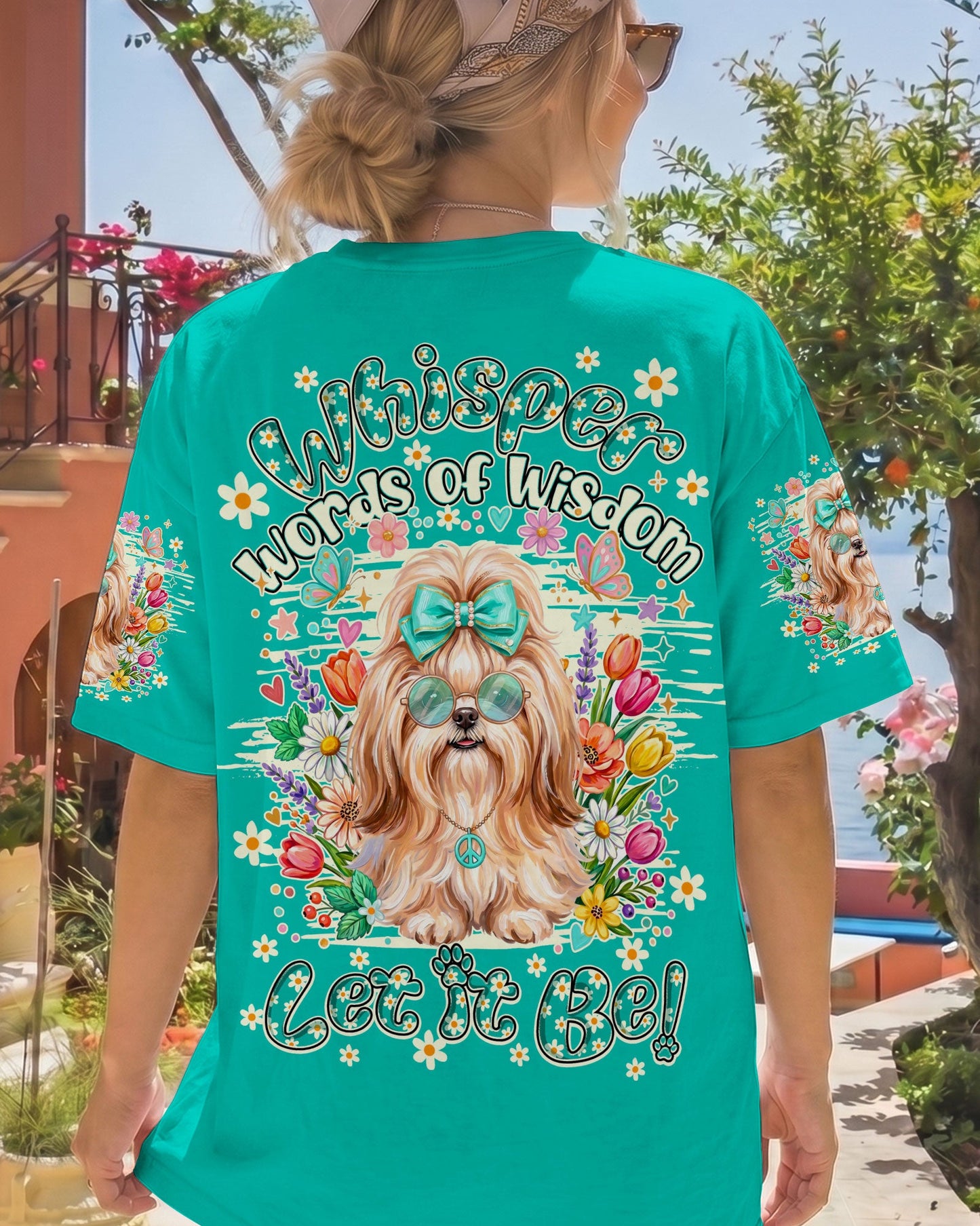 WHISPER WORDS OF WISDOM LET IT BE SHIH TZU DOG ALL OVER PRINT - TY1905261