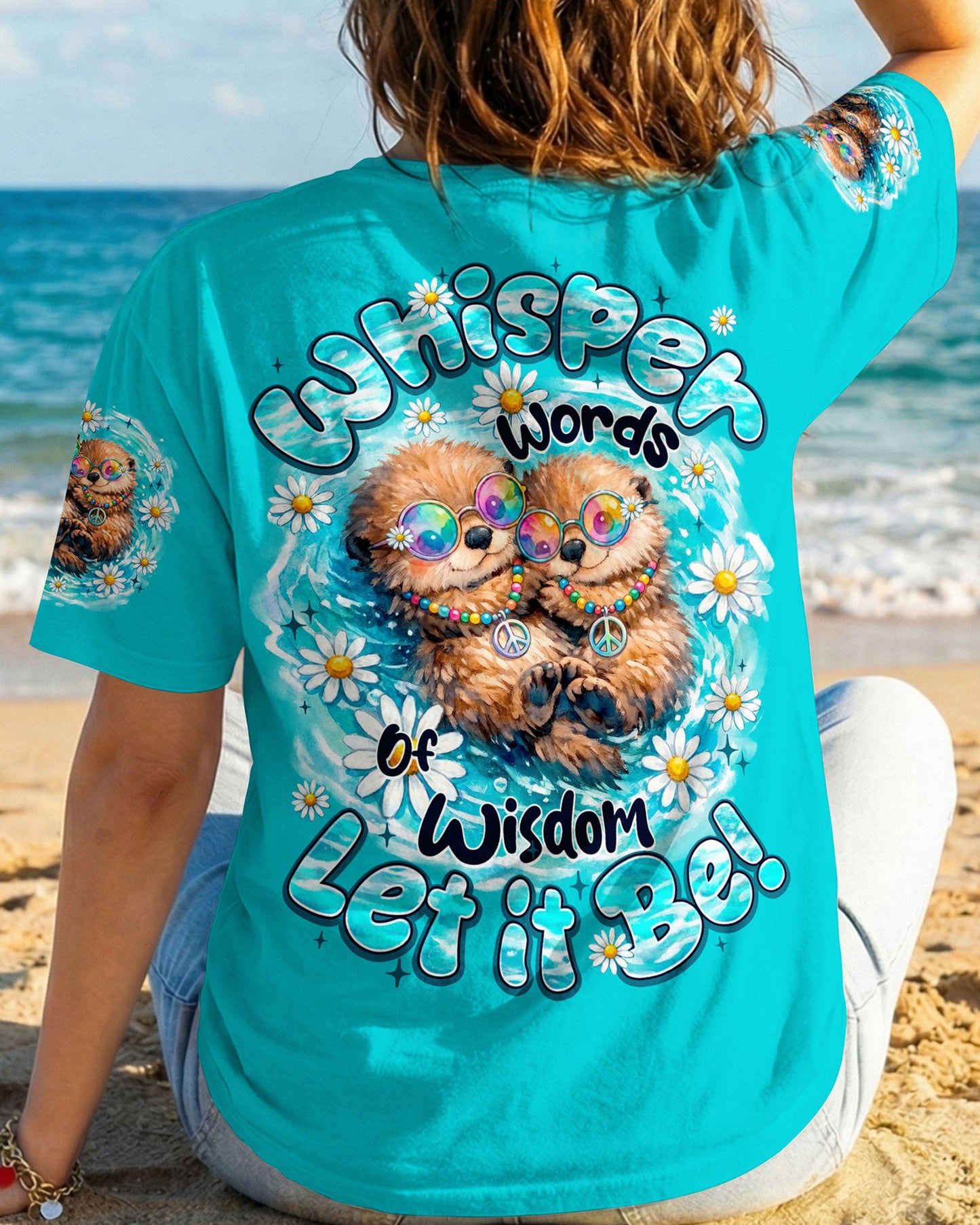 WHISPER WORDS OF WISDOM LET IT BE OTTER ALL OVER PRINT - TY1505262