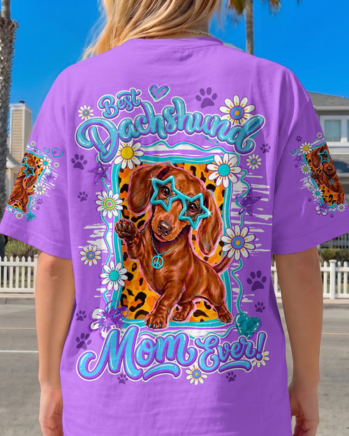 BEST DACHSHUND MOM DOG EVER ALL OVER PRINT - TY1805261