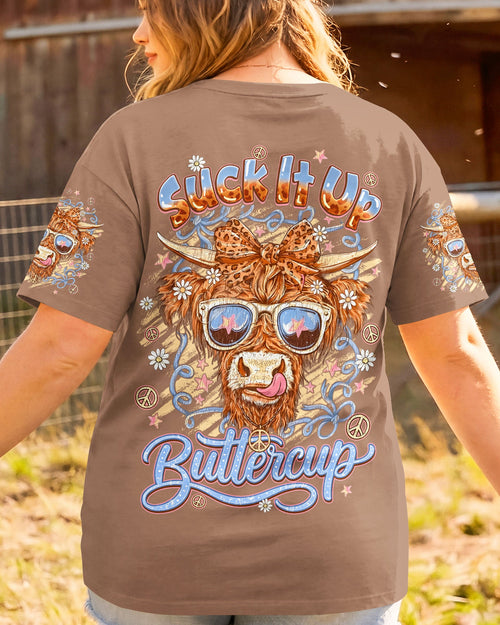 SUCK IT UP BUTTERCUP COW ALL OVER PRINT - TYQY2905261