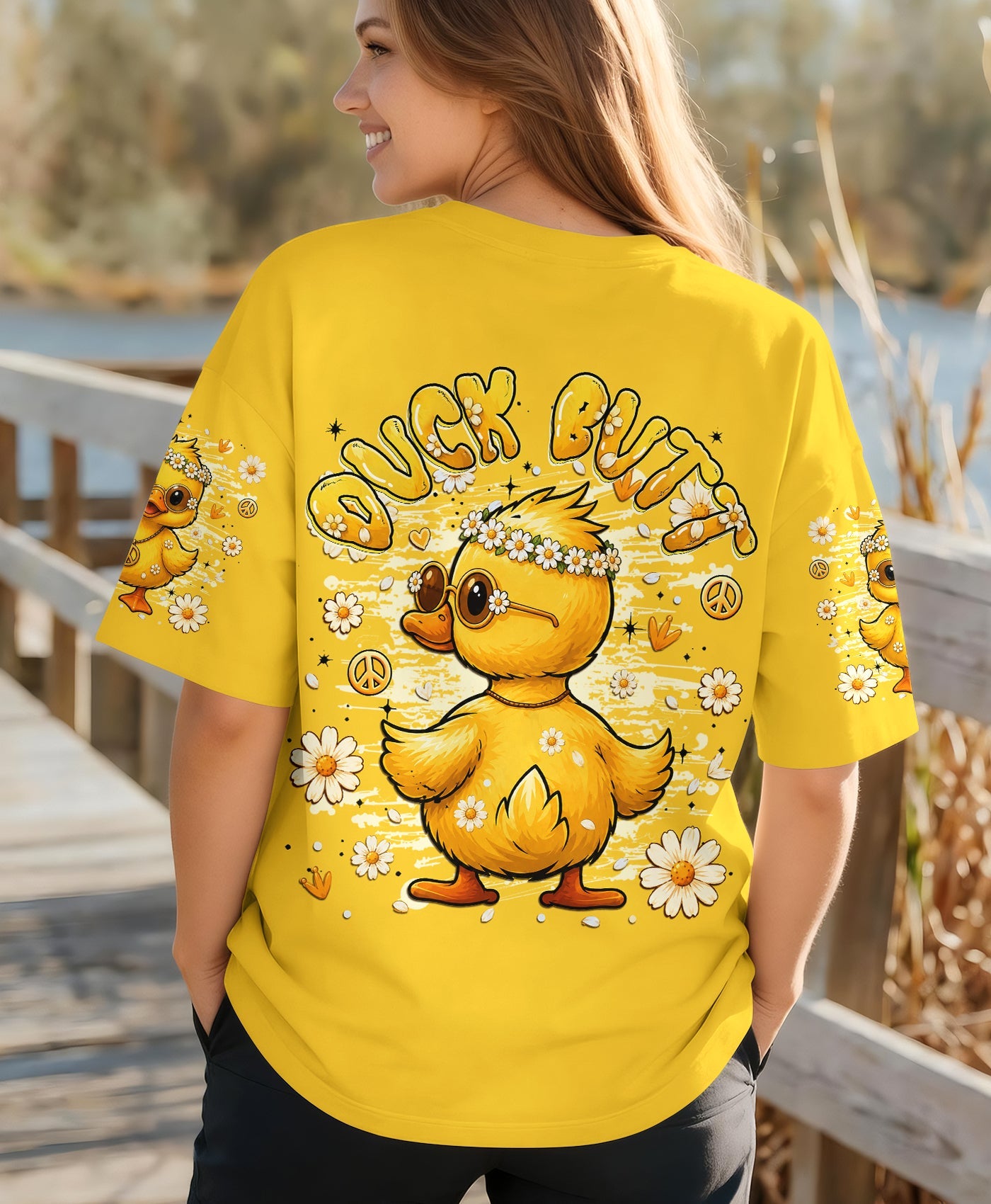GUESS WHAT FUNNY DUCK ALL OVER PRINT - TLHG2005262