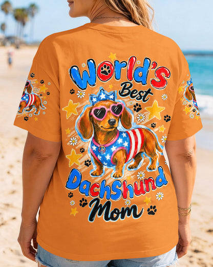 WORLD'S BEST DACHSHUND MOM DOG ALL OVER PRINT - TYQY1905263