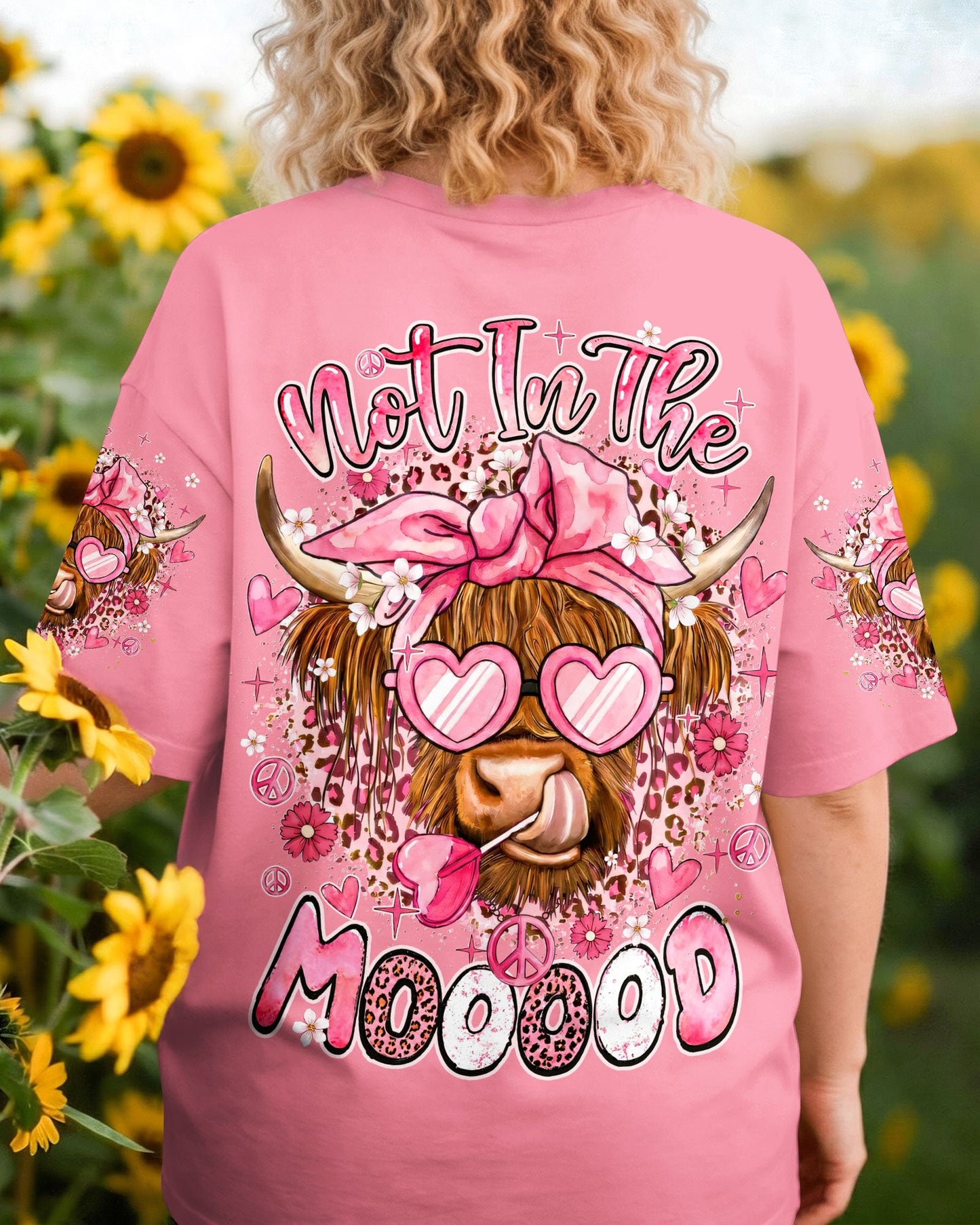 NOT IN THE MOOOOD COW ALL OVER PRINT - TYQY1006263