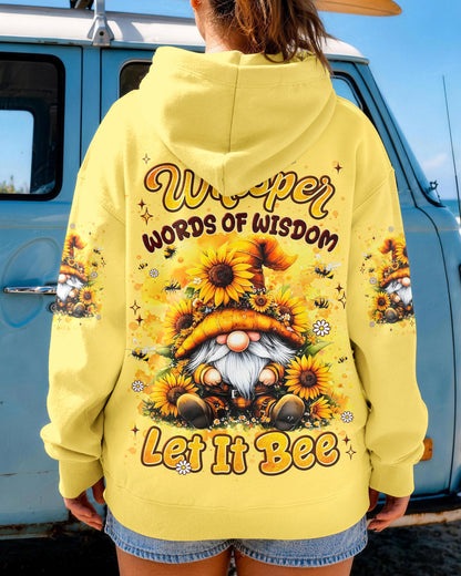WHISPER WORDS OF WISDOM LET IT BEE GNOME ALL OVER PRINT - TYLN2206262