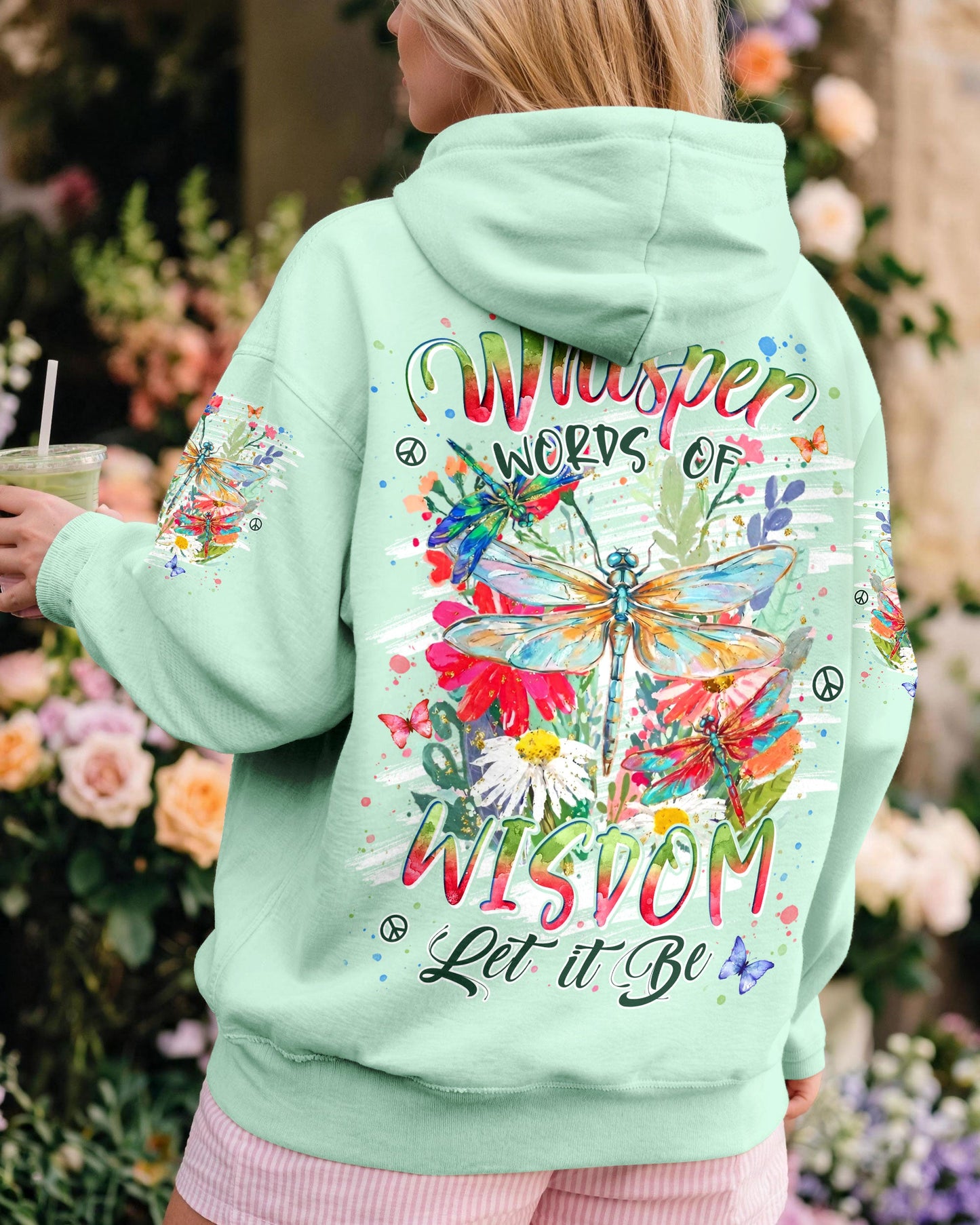 WHISPER WORDS OF WISDOM LET IT BE DRAGONFLY ALL OVER PRINT - TYLN0306262