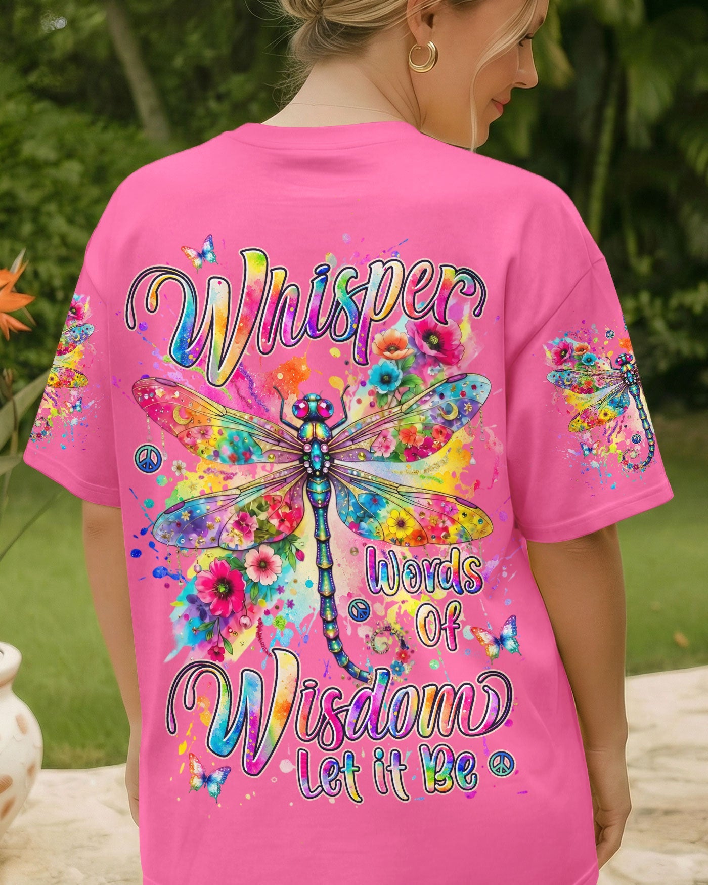 WHISPER WORDS OF WISDOM LET IT BE DRAGONFLY ALL OVER PRINT - TYLN0406263
