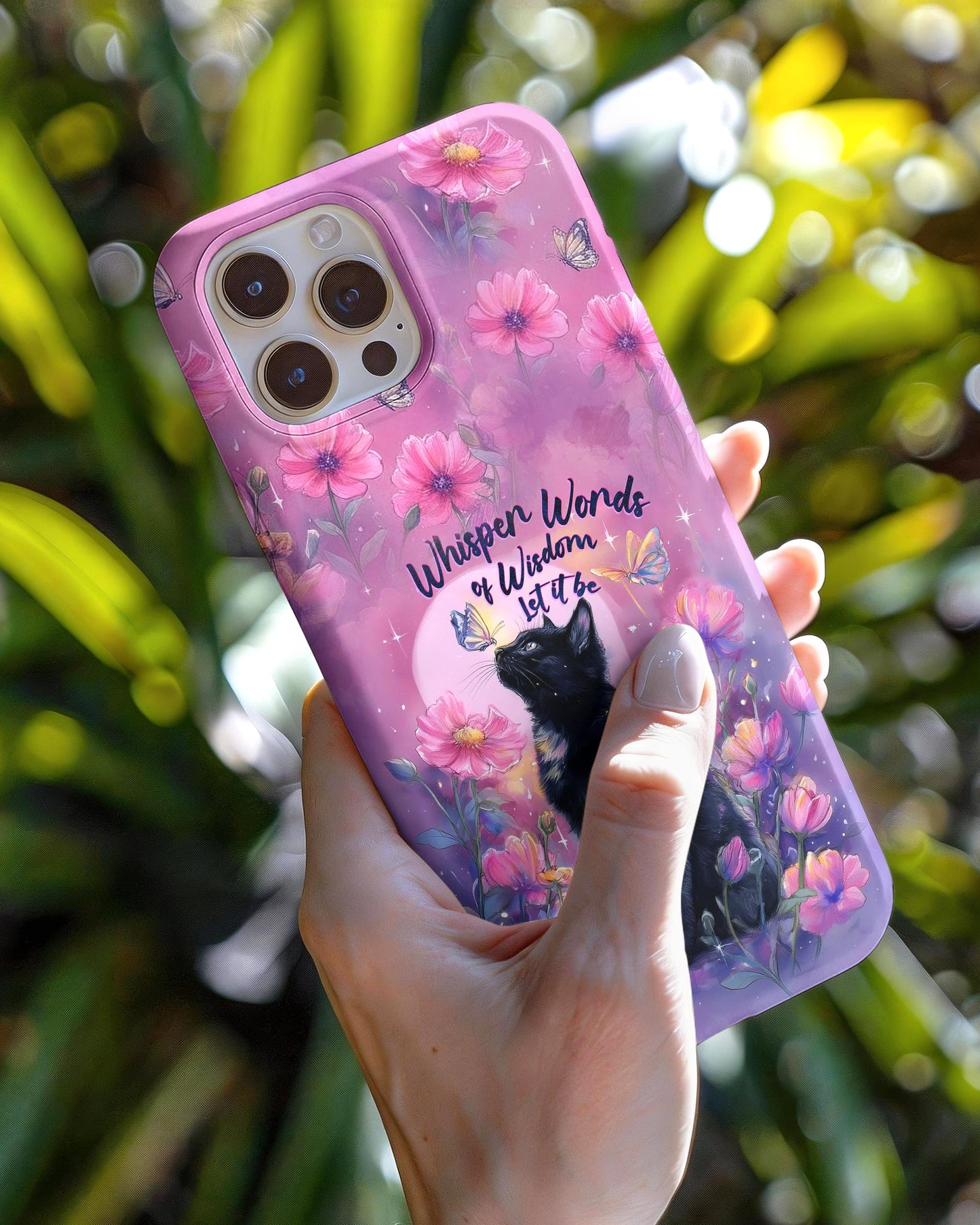 WHISPER WORDS OF WISDOM LET IT BE CAT PHONE CASE - TLHG2605264