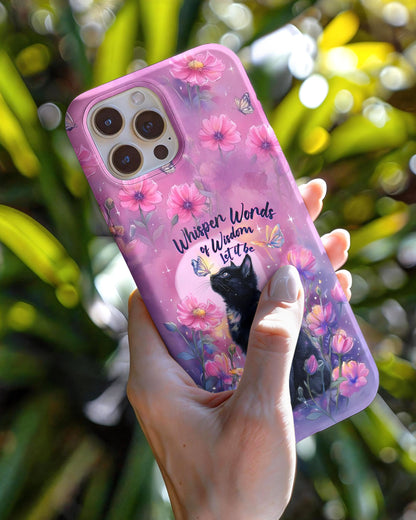 WHISPER WORDS OF WISDOM LET IT BE CAT PHONE CASE - TLHG2605264