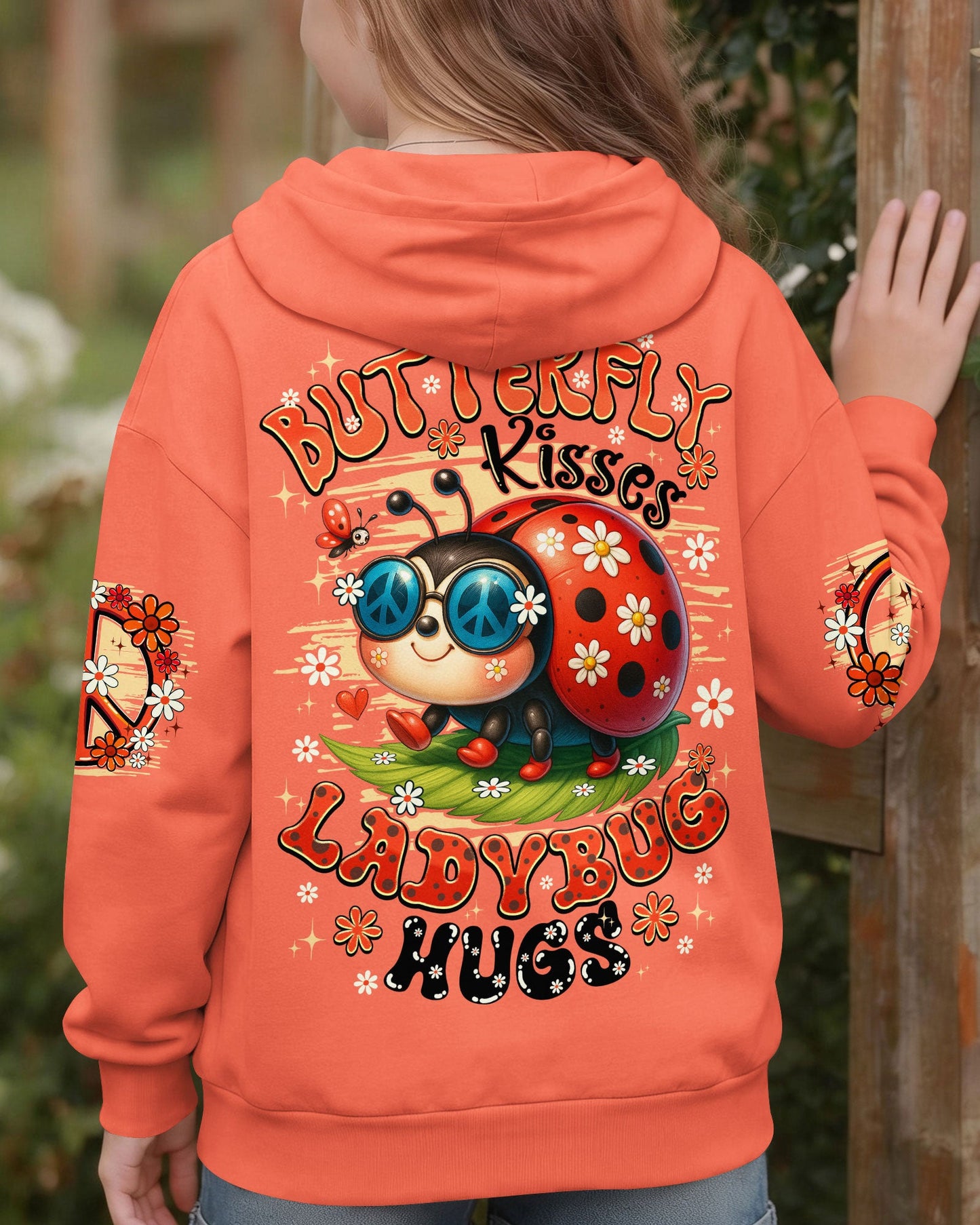 BUTTERFLY KISSES AND LADYBUG HUGS KIDS ALL OVER PRINT - TYQY1006262