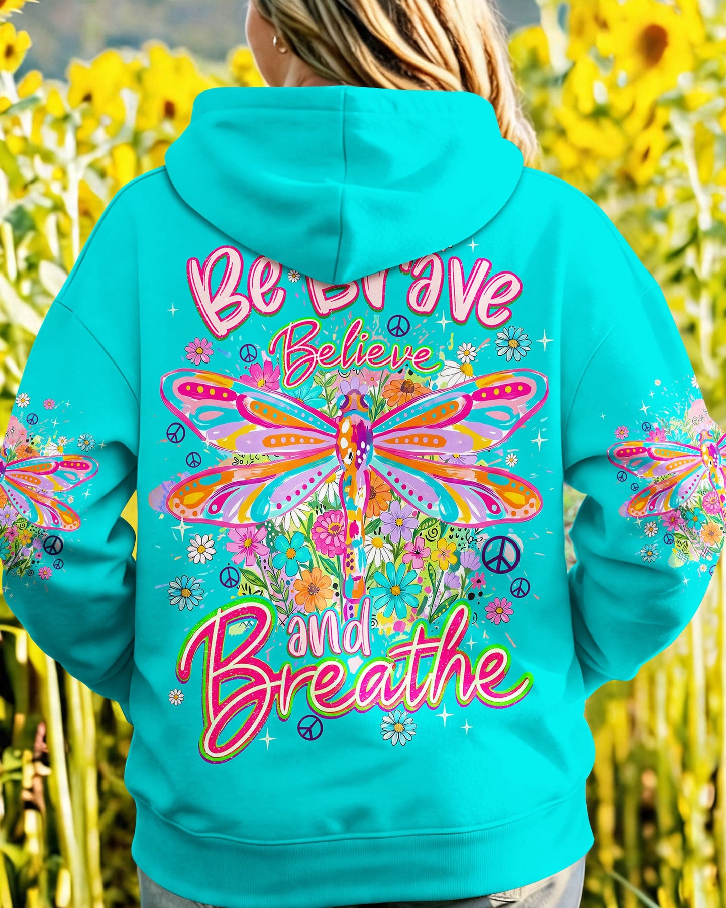 BE BRAVE BELIEVE AND BREATHE DRAGONFLY ALL OVER PRINT - TYQY0406262